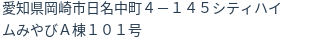 住所（登記所在地）