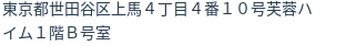 住所(登記所在地)