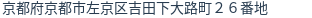 住所（登記所在地）