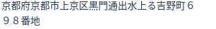 住所（登記所在地）