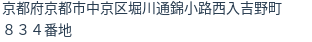住所(登記所在地)