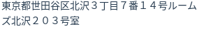 住所（登記所在地）