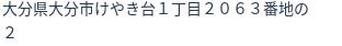 住所（登記所在地）
