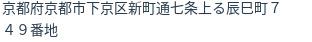 住所(登記所在地)