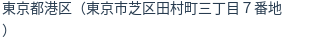住所(登記所在地)