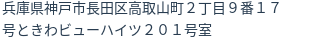 住所(登記所在地)