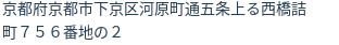 住所（登記所在地）