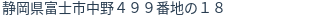 住所(登記所在地)