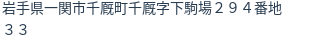 住所(登記所在地)