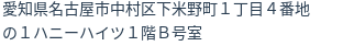 住所（登記所在地）