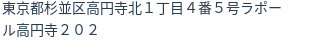 住所(登記所在地)