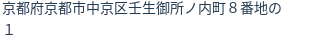 住所（登記所在地）
