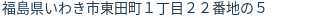 住所(登記所在地)