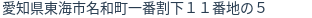 住所(登記所在地)