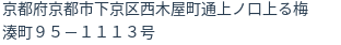 住所(登記所在地)