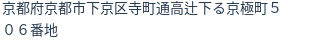 住所（登記所在地）