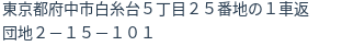 住所（登記所在地）