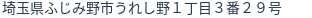 住所(登記所在地)