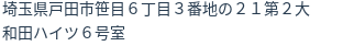 住所(登記所在地)