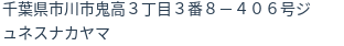 住所（登記所在地）