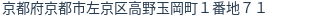 住所（登記所在地）