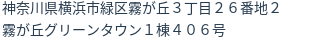 住所(登記所在地)