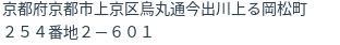 住所(登記所在地)