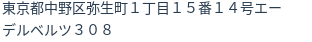 住所（登記所在地）