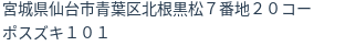 住所（登記所在地）