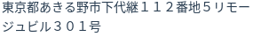 住所（登記所在地）