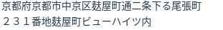 住所(登記所在地)