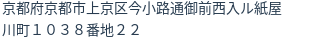 住所(登記所在地)