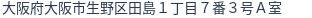 住所（登記所在地）