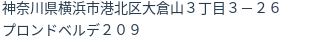 住所(登記所在地)