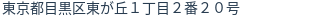住所(登記所在地)
