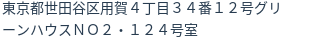 住所（登記所在地）