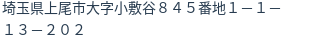 住所(登記所在地)