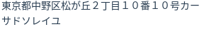 住所(登記所在地)