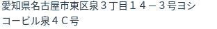 住所(登記所在地)