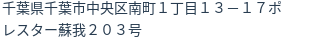 住所(登記所在地)