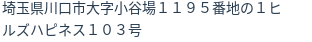 住所(登記所在地)