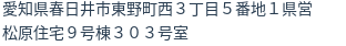 住所（登記所在地）