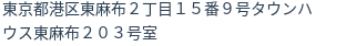 住所（登記所在地）