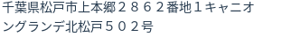 住所（登記所在地）