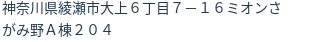 住所(登記所在地)