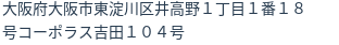 住所(登記所在地)