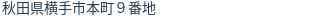 住所(登記所在地)