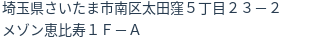 住所（登記所在地）