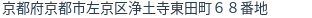 住所（登記所在地）