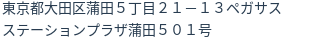 住所（登記所在地）